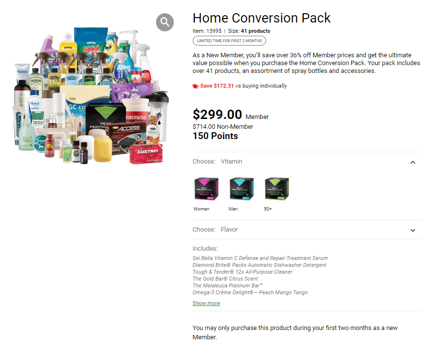 Melaleuca Conversion Pack