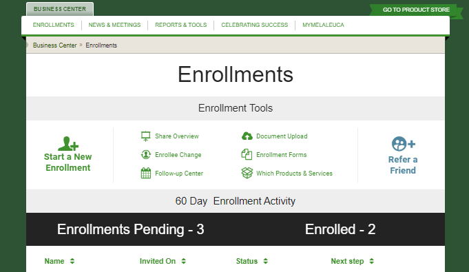 Melaleuca Enrollment Center